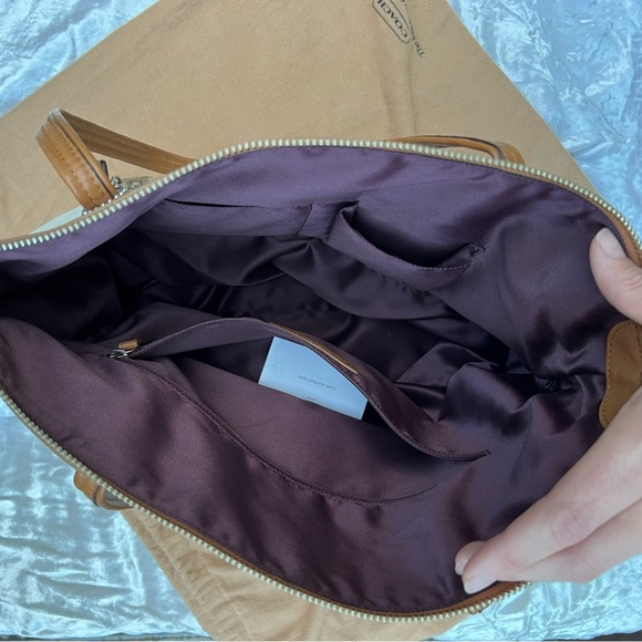 Coach Laura Signature Jacquard Leather Shoulder Bag - Picture 7 of 8